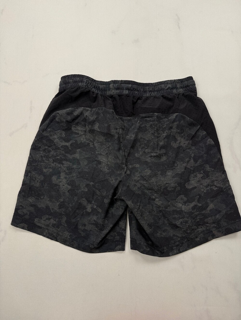 Tek Gear Athletic Shorts Black 2010s Adjustable - Boys M 10/12